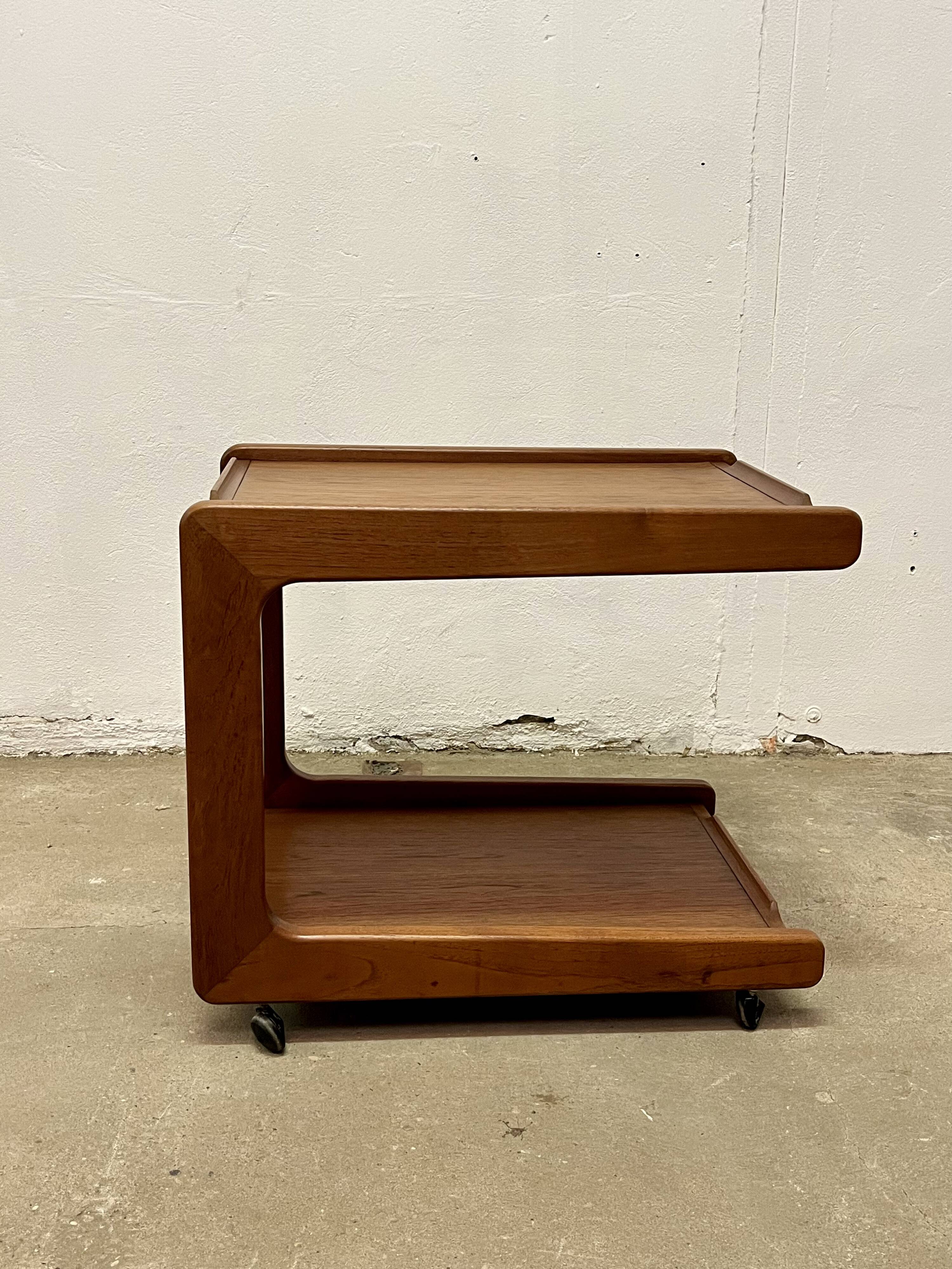 Vintage wooden sideboard in Scandinavian style