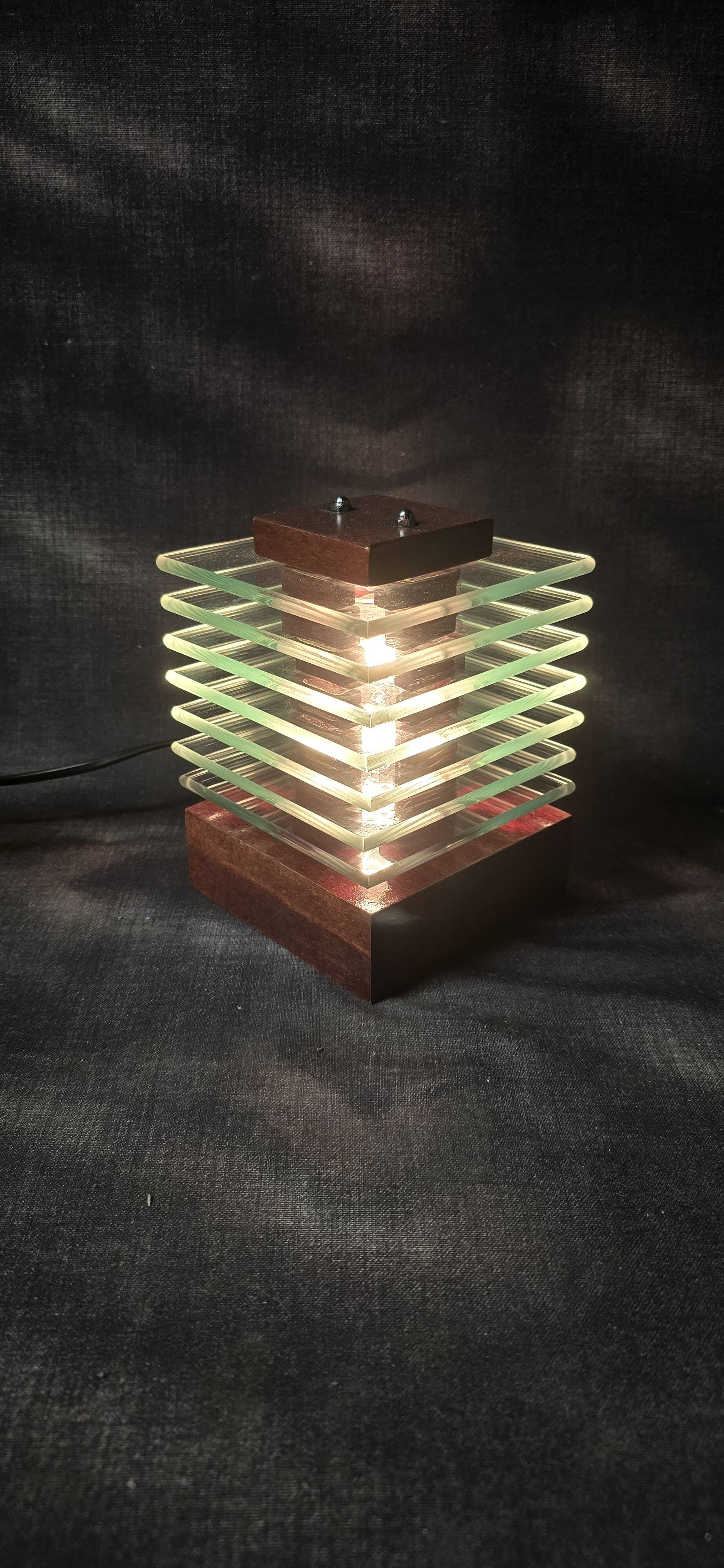 Table lamp, reissue of a model attributed to Desny Demeter.