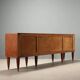 Buffet en loupe de bois des années 1950