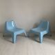 Pair of outdoor armchairs for children, Bunso model, by Ikea Design Thomas Sandell