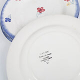 Set of 5 plates flat Mary - Lou Digoin Sarreguemines 1922/1965