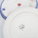 Set of 5 plates flat Mary - Lou Digoin Sarreguemines 1922/1965