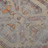 3x6 Shades Of Red & Black Handmade Wool Classic Vintage Rug, 100x179Cm