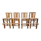 Bamboo high chairs
