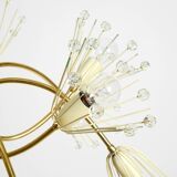 Beautiful brass chandelier by Emil Stejnar for Rupert Nikoll