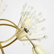 Beautiful brass chandelier by Emil Stejnar for Rupert Nikoll