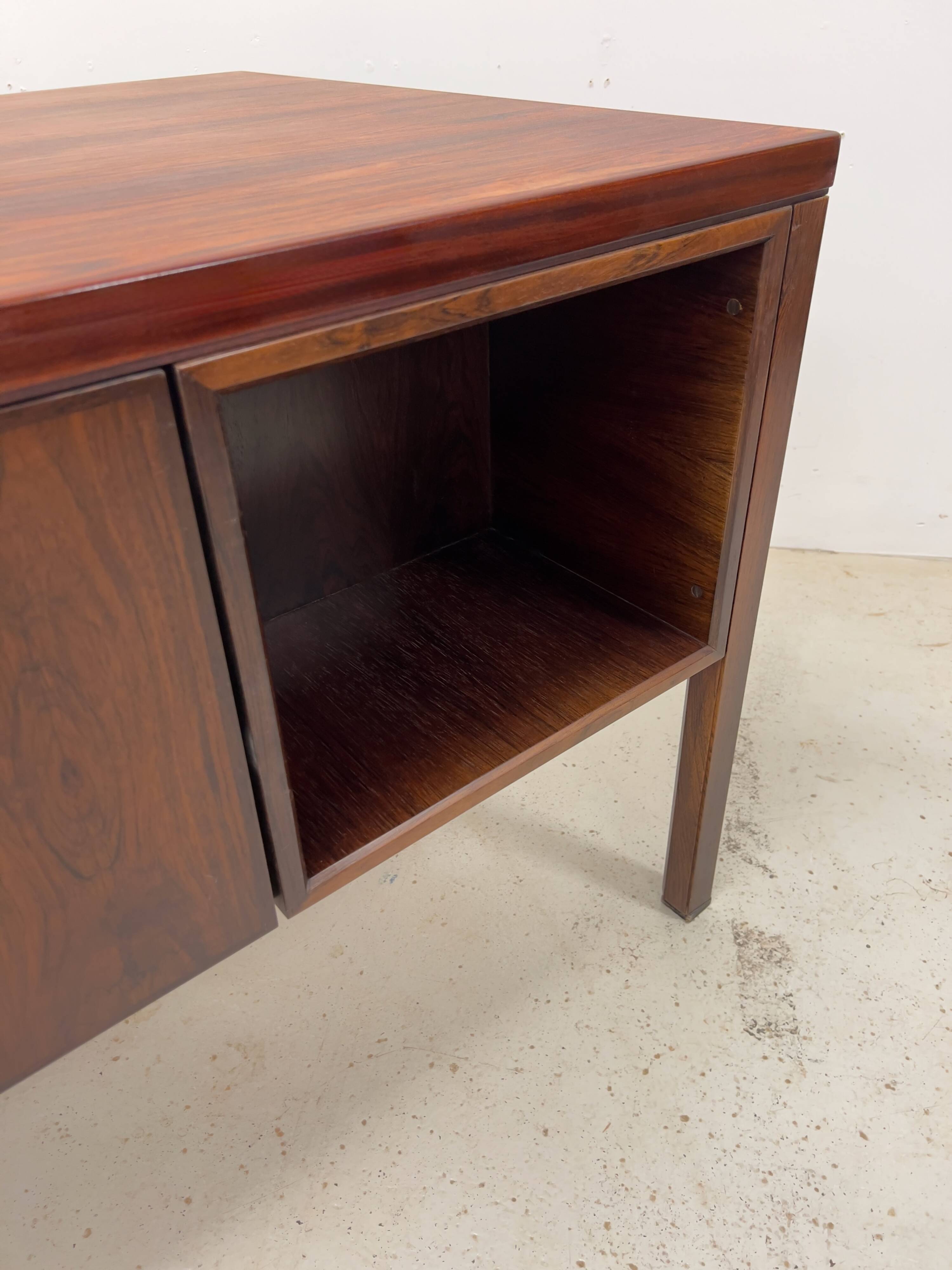 Gunni Omann Model 77 Rosewood Desk, 1960s.