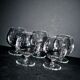 V&B Villeroy & Boch set of 5 crystal balloon glasses for cognac and brandy