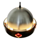 Space Age "Saturn" pendant light, 1970, aluminum, metal, resin