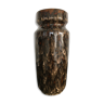 Old brown ceramic vase