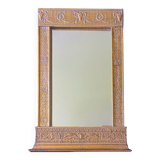 Framed mirror "friezes and ram's head" neoclassical