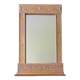 Cadre et miroir "frises et tête de belier" néoclassique