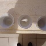 3 Brulots Porcelain Cups 19th