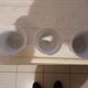 3 Brulots Porcelain Cups 19th