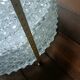 70s molded glass ceiling light