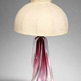 Solid crystal lamp Val Saint Lambert.