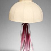 Solid crystal lamp Val Saint Lambert.