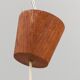 Teak chandelier Anonymous Artistics Sweden 1960