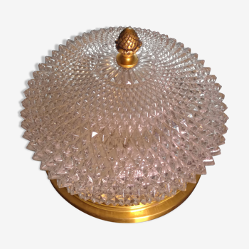 Limburg ceiling lamp in glass and brass ∅28