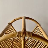 Vintage bamboo magazine rack