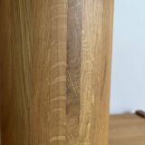 Solid oak floor lamp by Habitat