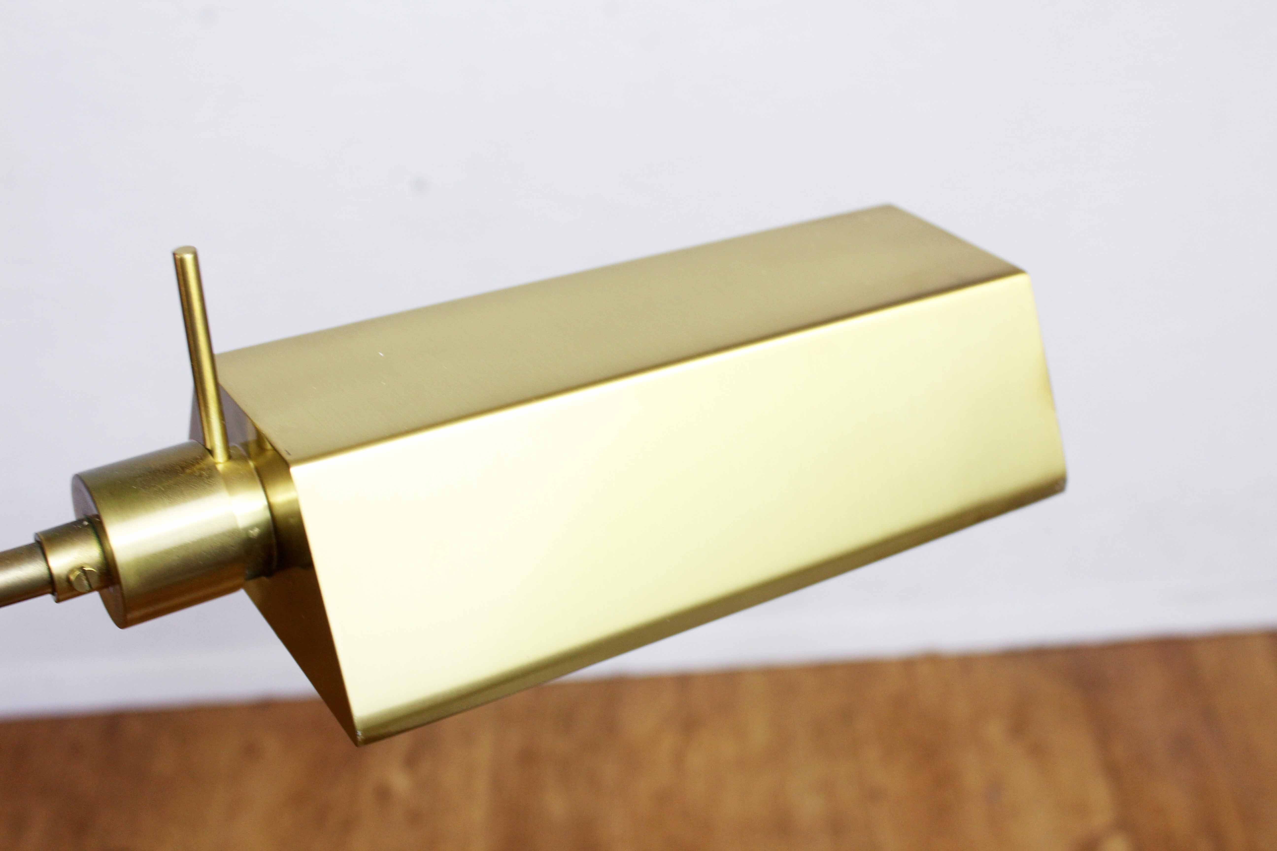 LEMAG brass e-reader floor lamp