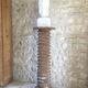 Raw wood column