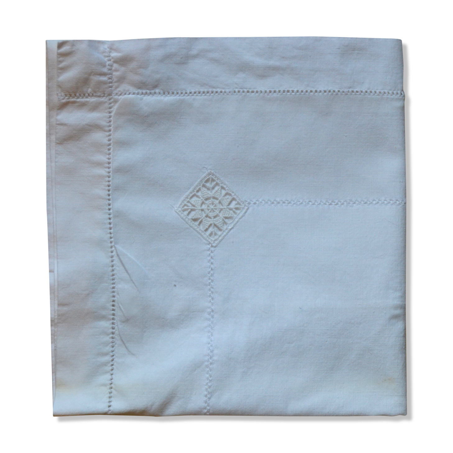 Embroidered pillowcase