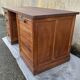 Bureau de notaire, meuble de métier, bois, vintage, début XXème.