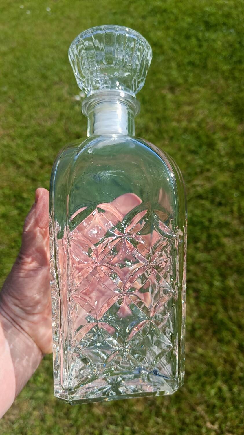 Vintage glass carafe