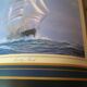 Metal wastebasket decor three poles Cutty Sark retro office trash can