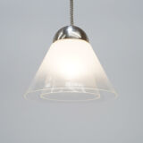 Italian double-blind glass suspension from the 1970s