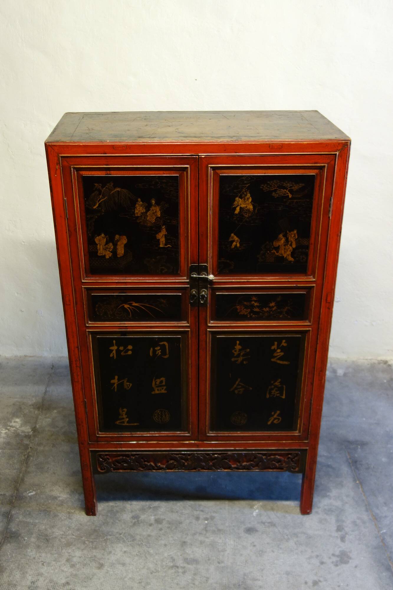 Ancienne armoire chinoise style meuble de mariage, Chine, XXème