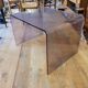Plexiglas sofa end from the 70s