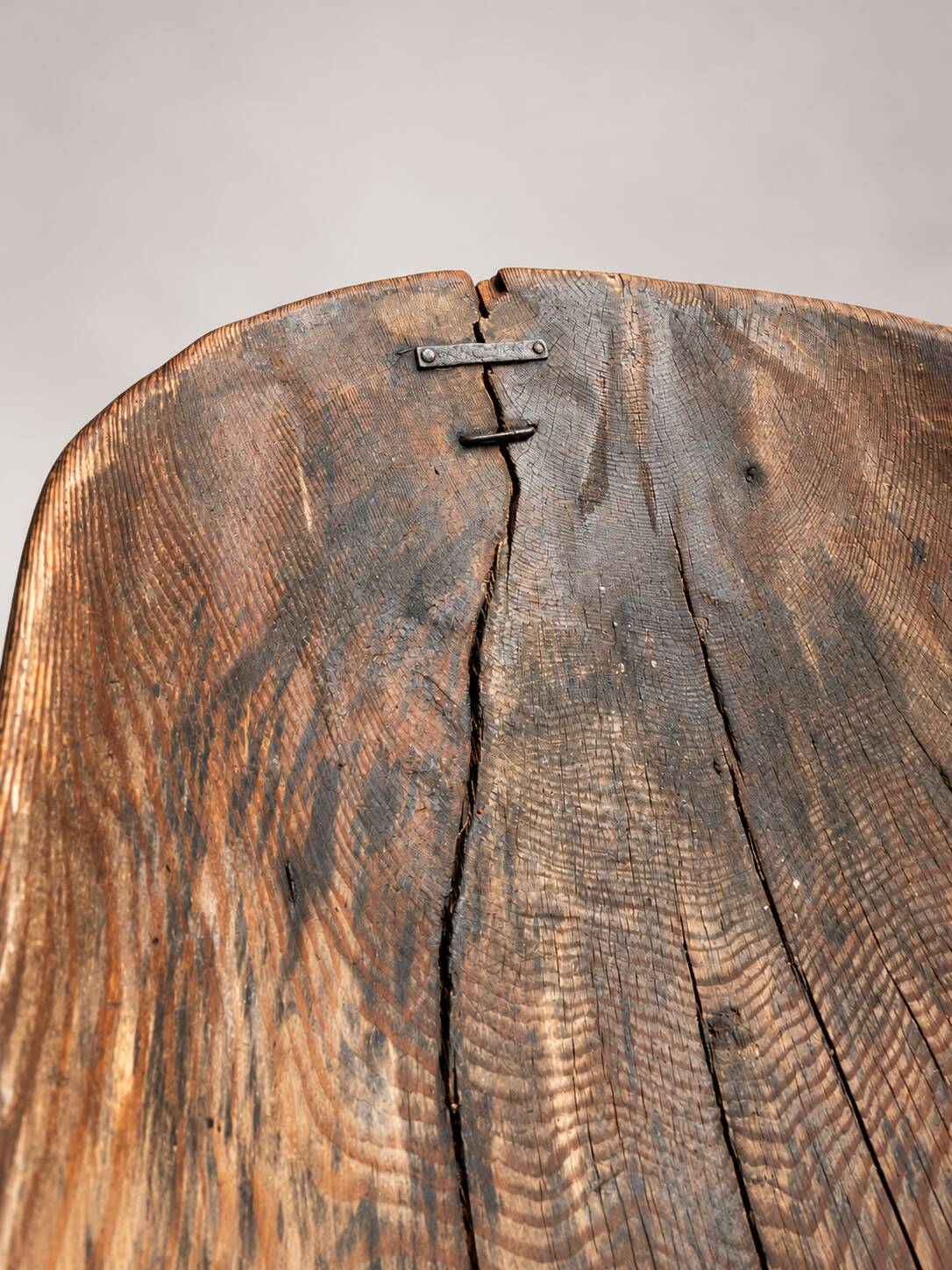 Old monoxyle wooden kneading trough – folk art
