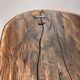 Old monoxyle wooden kneading trough – folk art