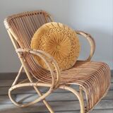 Rattan armchair