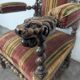 Paire de fauteuil de style Louis XIII style château
