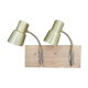 Pair of scandinavian brass wall lamps, EWA Sweden 1970