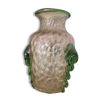 Vase loetz en verre irisé