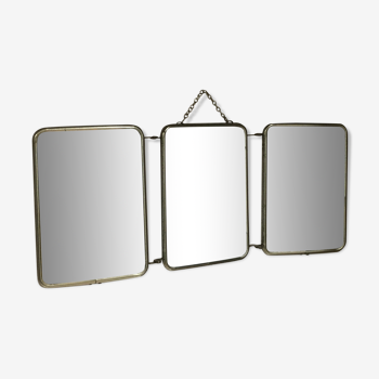 Miroir triptyque 44 cm x 18 cm