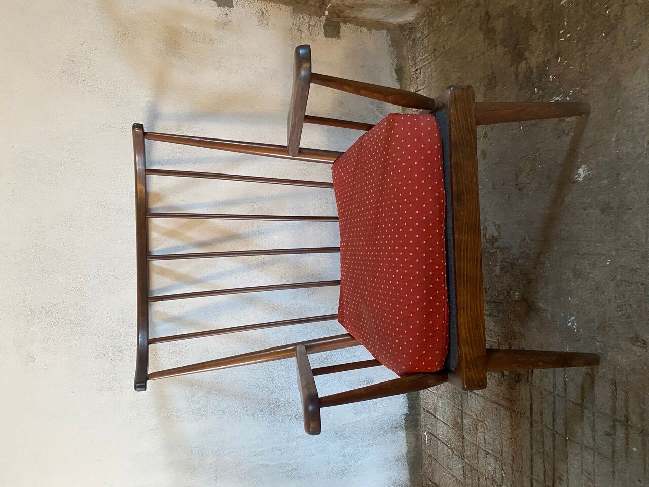 Fauteuil baumann éventail vintage