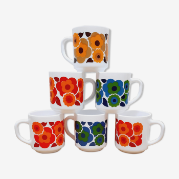 6 mugs Arcopal Lotus