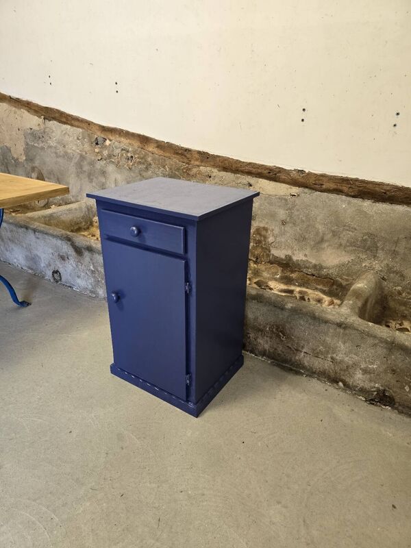 Petit buffet une porte un tiroir Mado repeint