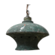 Verdigris Mid-Century Metal Hanging Pendants