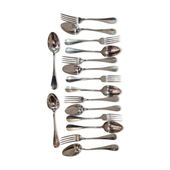 Ercuis lot of 16 forks and tablespoons