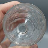 Old baccarat crystal glass with absinthe bistrot pastille decoration