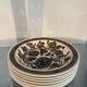 Assiettes creuses anglaises Jacobean