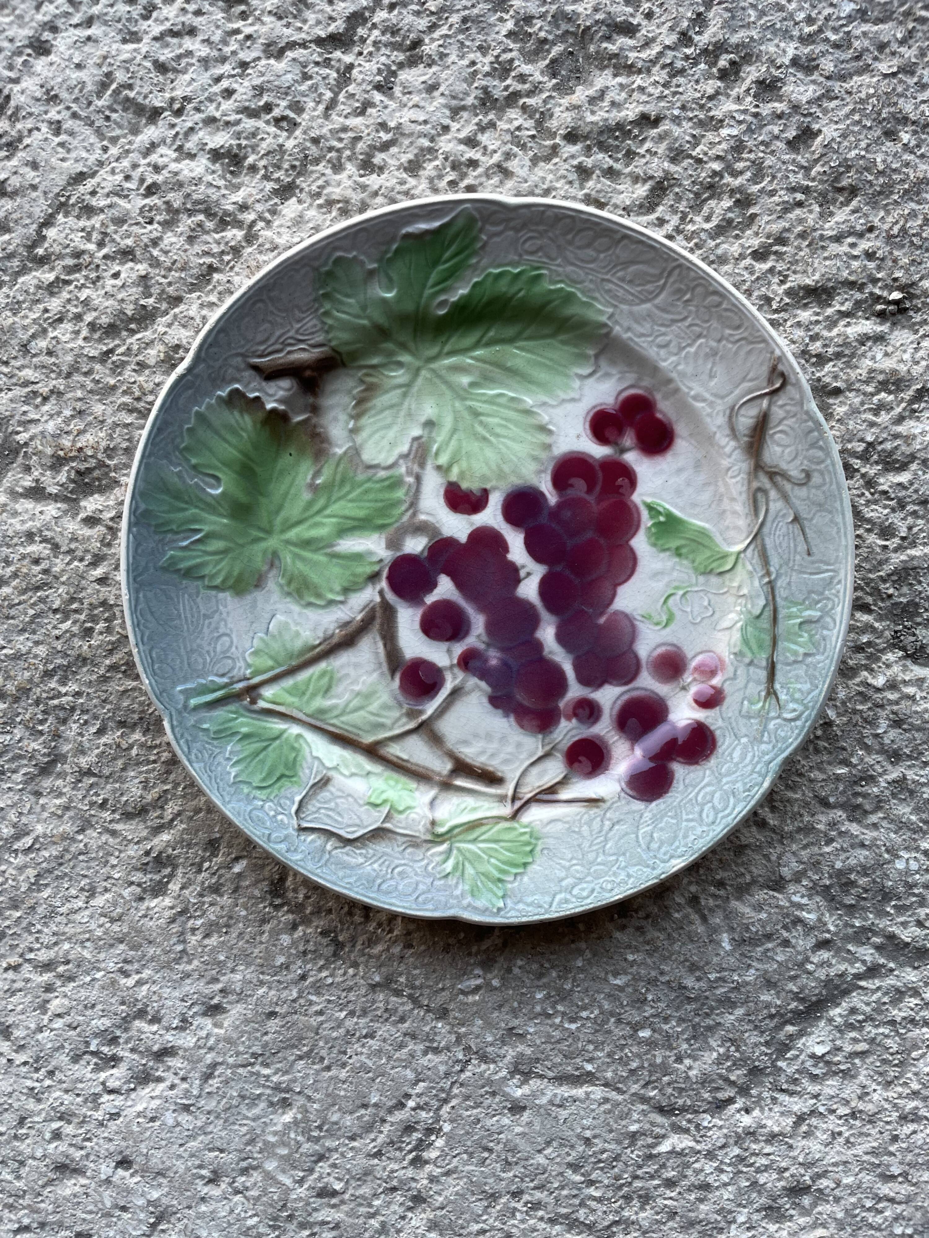Saint Clément barbotine dessert plate