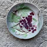 Assiette à dessert en barbotine Saint Clément